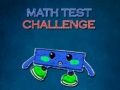 Jeu Défi du test de mathématiques en ligne