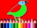 Jeu Retour à l'école : Livre de coloriage des oiseaux en ligne