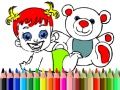 Jeu Retour à l'école : Coloriage de poupées en ligne