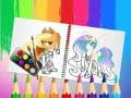 Jeu Livre de coloriage de poney doux en ligne