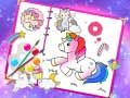 Jeu Livre de coloriage de magnifiques licornes mignonnes en ligne