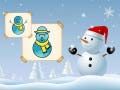 Jeu Coloriage Bonhomme de Neige Heureux en ligne