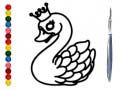 Jeu Retour à l'école : Livre de coloriage de cygnes en ligne