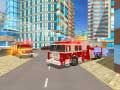 Jeu Simulateur de conduite de camion de secours dans la ville du feu en ligne