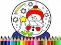 Jeu Retour à l'école : Livre de coloriage de Noël en ligne