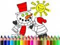 Jeu Retour à l'école : Coloration en hiver en ligne Jeu Retour à l'école : Coloration en hiver en ligne
