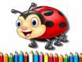 Jeu Livre de coloriage Coccinelle en ligne