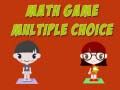Jeu Jeu de Mathématiques à Choix Multiples en ligne