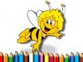 Jeu Retour à l'école : Livre de coloriage Abeille en ligne