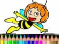 Jeu Retour à l'école: Livre de coloriage Maja l'abeille en ligne