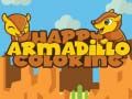 Jeu Coloriage d'armadillo heureux en ligne