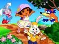 Jeu Dora Joyeuses Pâques. Trouve les différences en ligne