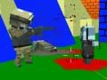 Jeu Tirs de zombies dans un monde en blocs en ligne