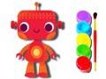 Jeu Retour à l'école : Livre de coloriage robot en ligne