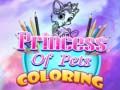 Jeu Princesse des animaux de compagnie : coloriage en ligne