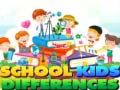 Jeu Différences entre les enfants à l'école en ligne
