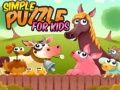 Jeu Puzzle simple pour enfants en ligne