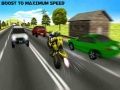 Jeu Cascadeurs de moto dans le trafic routier en ligne