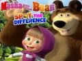 Jeu Masha et Michka: Trouve les différences en ligne