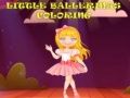 Jeu Petites Ballerines Coloriage en ligne