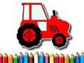 Jeu Coloriage facile pour enfants - Tracteur en ligne