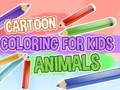 Jeu Coloriage Cartoon pour Enfants Animaux en ligne
