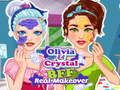 Jeu Crystal et Olivia: Maquillage Réel des Meilleures Amies en ligne