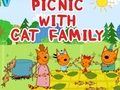 Jeu Pique-nique avec la famille chat en ligne