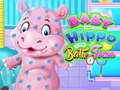 Jeu Bain de Bébé Hippopotame en ligne