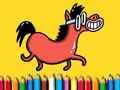Jeu Retour à l'école : Livre de coloriage de poneys en ligne
