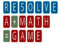 Jeu RÉSOUDRE un jeu de mathématiques en ligne