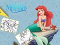 Jeu Livre de coloriage La Petite Sirène en ligne