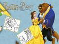 Jeu Livre de coloriage La Belle et la Bête en ligne Jeu Livre de coloriage La Belle et la Bête en ligne