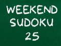 Jeu Sudoku Weekend 25 en ligne