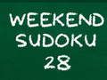 Jeu Sudoku de Week-end 28 en ligne