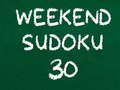 Jeu Sudoku Week-end 30 en ligne