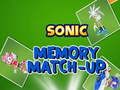 Jeu Sonic : Mémoire Match Up en ligne