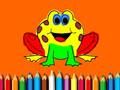 Jeu Retour à l'école : Livre de coloriage de grenouille en ligne