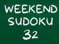 Jeu Sudoku Week-end 32 en ligne