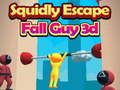 Jeu Évasion du Calmar: Fall Guy 3D en ligne