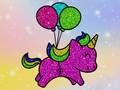 Jeu Livre de coloriage Licornes scintillantes en ligne