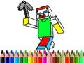 Jeu Retour à l'école : Coloriation Minecraft en ligne