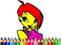 Jeu Livre de Coloriage Scolaire Souriants en ligne
