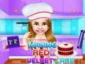 Jeu Préparation du gâteau au velours rouge en ligne