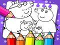 Jeu Livre de coloriage Peppa Pig en ligne