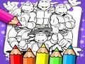 Jeu Livre de coloriage des Tortues Ninja en ligne