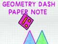 Jeu Geometry Dash Note en Papier en ligne