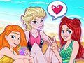 Jeu Fête de plage des princesses en ligne