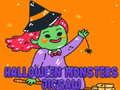 Jeu Puzzle de Monstres d'Halloween en ligne