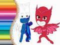 Jeu Livre à colorier PJ Masks en ligne Jeu Livre à colorier PJ Masks en ligne